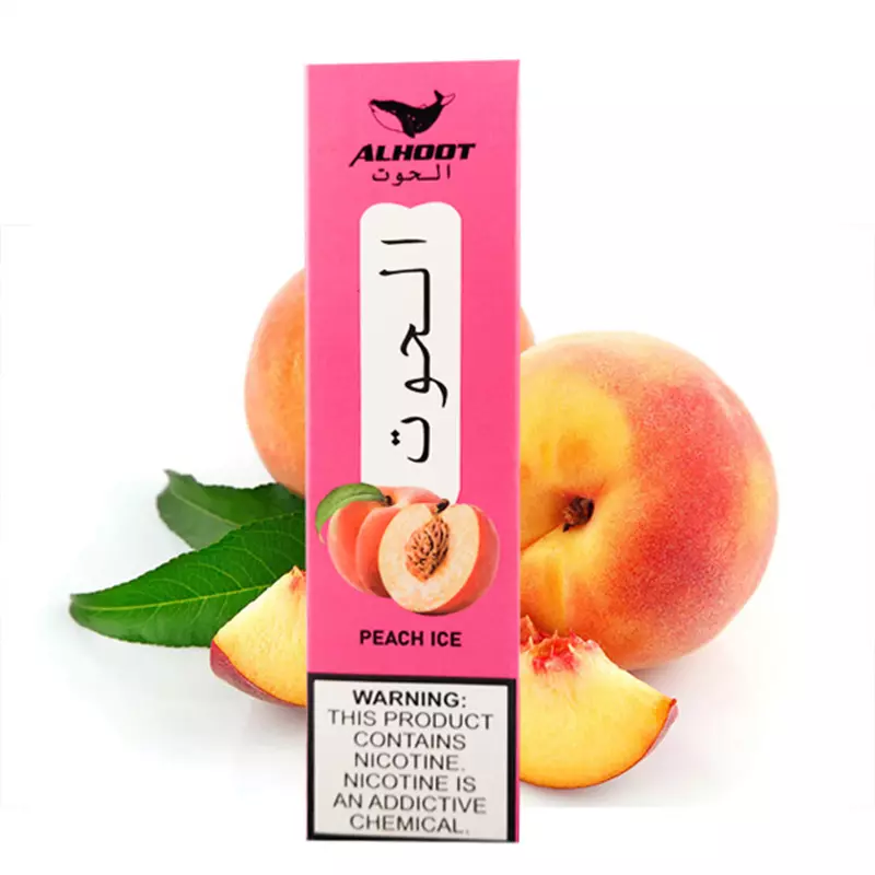 پاد یکبار مصرف الحوت هلو یخ ALHOOT PEACH ICE 2500